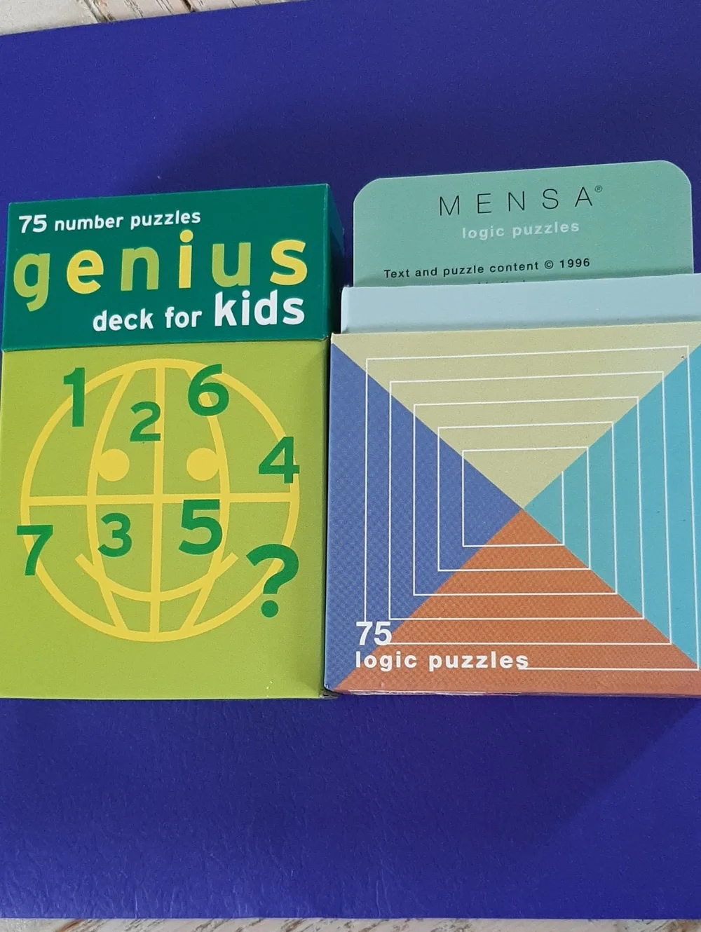 Genius Deck for Kids and Mensa Logic Puzzles -